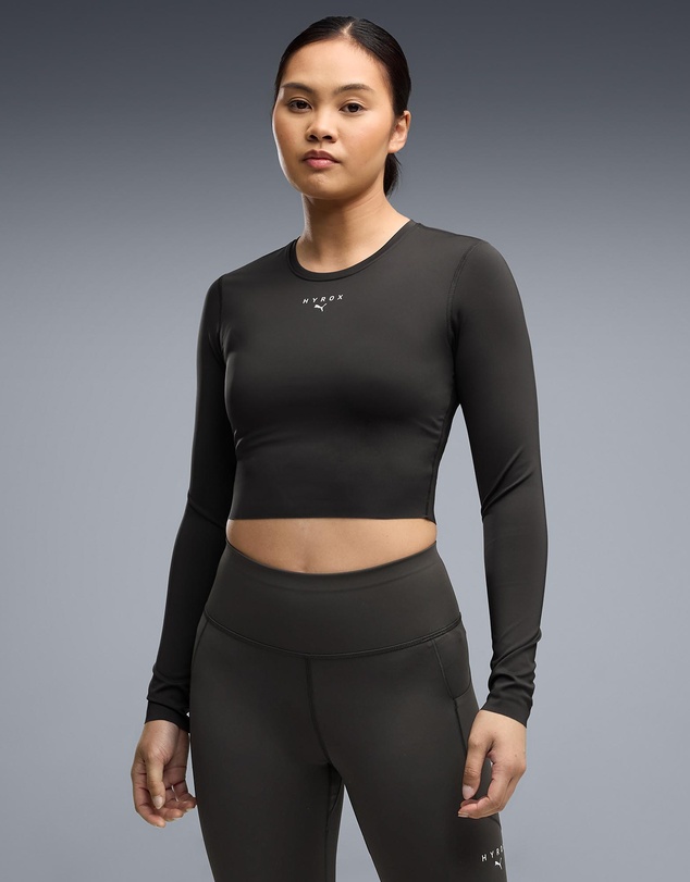Puma - Puma x Hyrox PWRMODE Cropped LS Top
