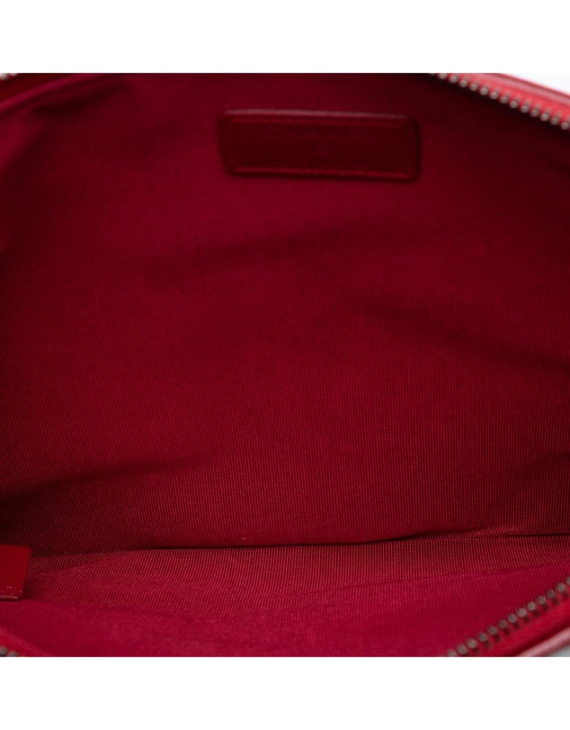 Pre-Loved by Azura Reborn - Pre-Loved Medium Quilted Wool and Calfskin Gabrielle O Case Clutch