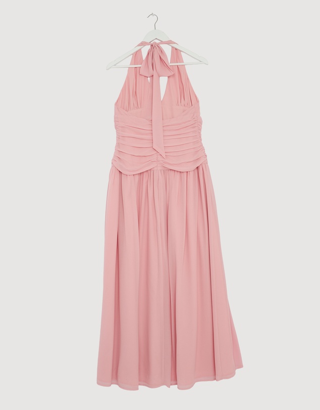 Revibe - Repaired CHANCERY Talara Halter Maxi Dress - AU 12