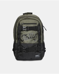 Fallen Footwear - Fallen Footwear Fury Board Nylon Ripstop Backpack 24L Unisex - Olive / Black