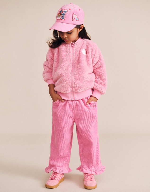 Huxbaby - Varsity Huxette Fur Jacket - Babies-Kids