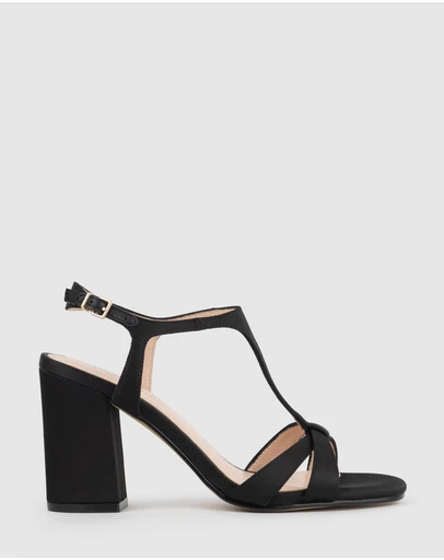 Edward Meller - KHLOE85 Block Heel T-Bar Sandal