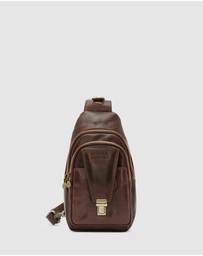 Republic of Florence - Valerio Brown Leather Sling Bag