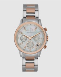 Armani Exchange - Two Tone Chronograph Watch