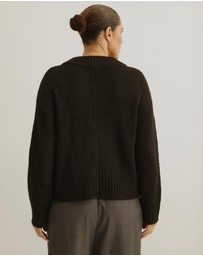 Atmos&Here Curvy - Zip Through Cardigan