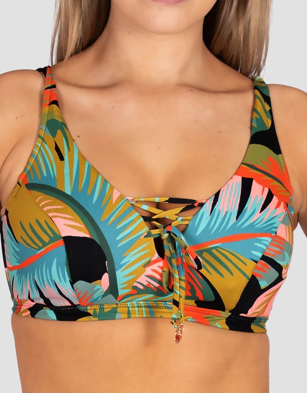 Baku Swimwear - Kokomo F/G Cup Lace Up Bikini Bra Top