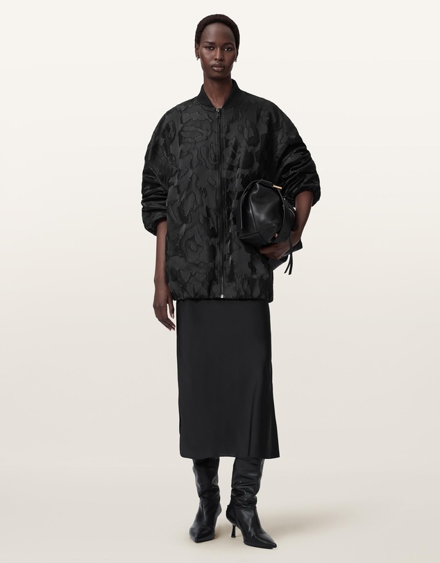AllSaints - Bayse Oversized Bomber Jacket