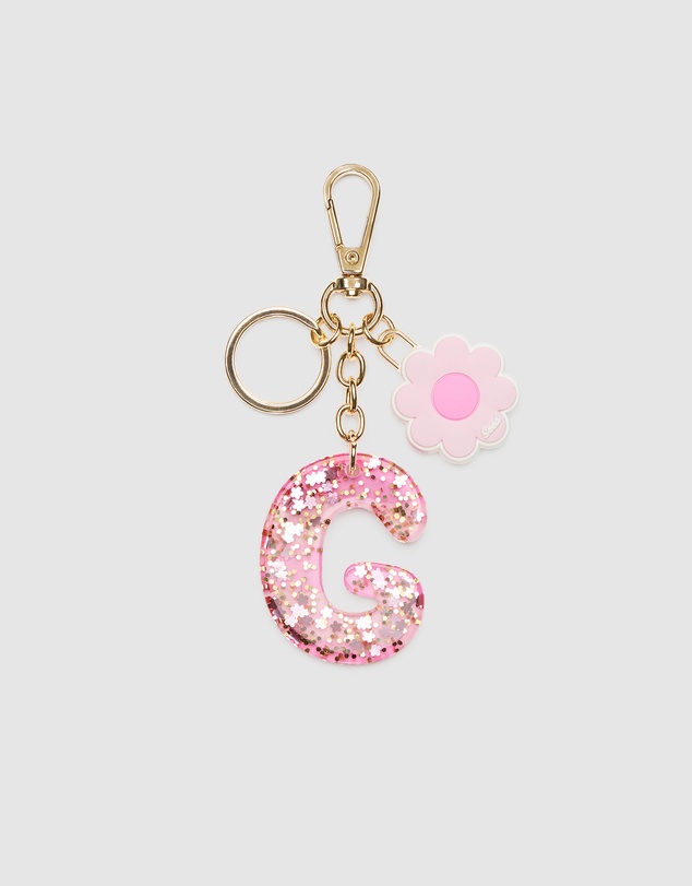 Seed Heritage - Pink Stripe Initial Keyring