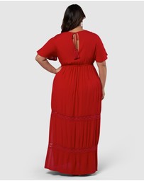 The Poetic Gypsy - Floating Clouds Maxi Dress