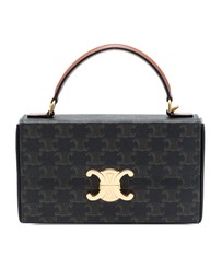 Pre-Loved by Azura Reborn - Pre-Loved Triomphe Coated Canvas Box Top Handle Bag