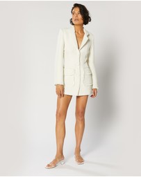 Winona - Ophir Trimmed Blazer Dress 