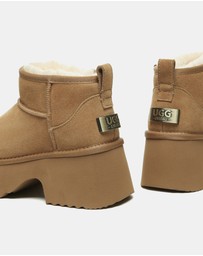 EVERAU - EverAU Ugg Ariel Platform Cow Suede Upper UGG Boots