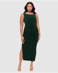 Miraclesuit Shapewear - Aria Maxi Bodycon Shaping Dress With Side Slit