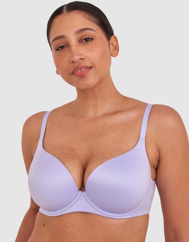 Bras N Things - Body Bliss Contour Plunge Bra - Pale Blue