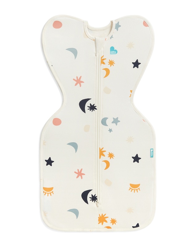 Love to Dream - Swaddle Up™ 1.0 TOG Organic Cotton Buff Lunar