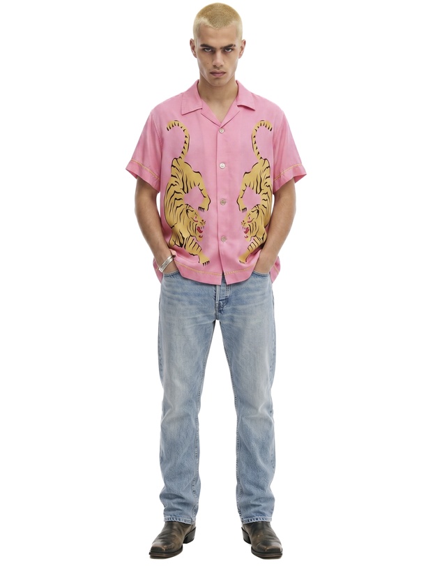 THE TALES - Crouching Tiger Silk Shirt