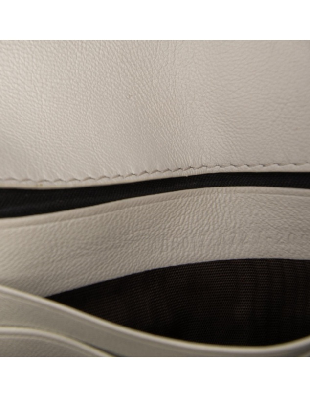 Pre-Loved by Azura Reborn - Pre-Loved Mini Zucca Embossed Leather Baguette Satchel