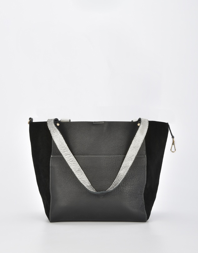 Cobb & Co - Phoenix Suede & Metallic Contrast Tote