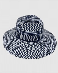Jacaru - Jacaru 1864 Navy & White Paper Hat