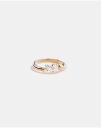 By Charlotte - Crystal Wings Ring
