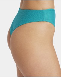 RVCA - Womens Pucker High Rise Bikini Bottom