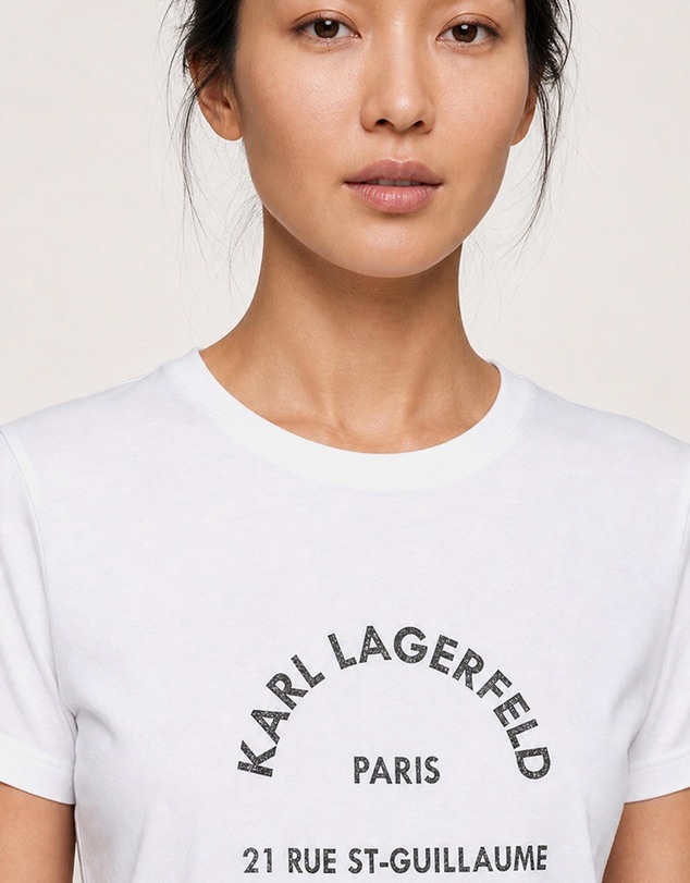 Karl Lagerfeld - Rue St-Guillaume Glitter T-Shirt