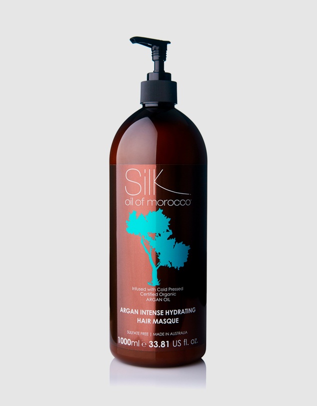 Silk Oil of Morocco - Argan Intense Hydrating Hair Masque - 1 Litre