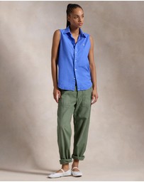 Polo Ralph Lauren - Cotton Oxford Sleeveless Shirt