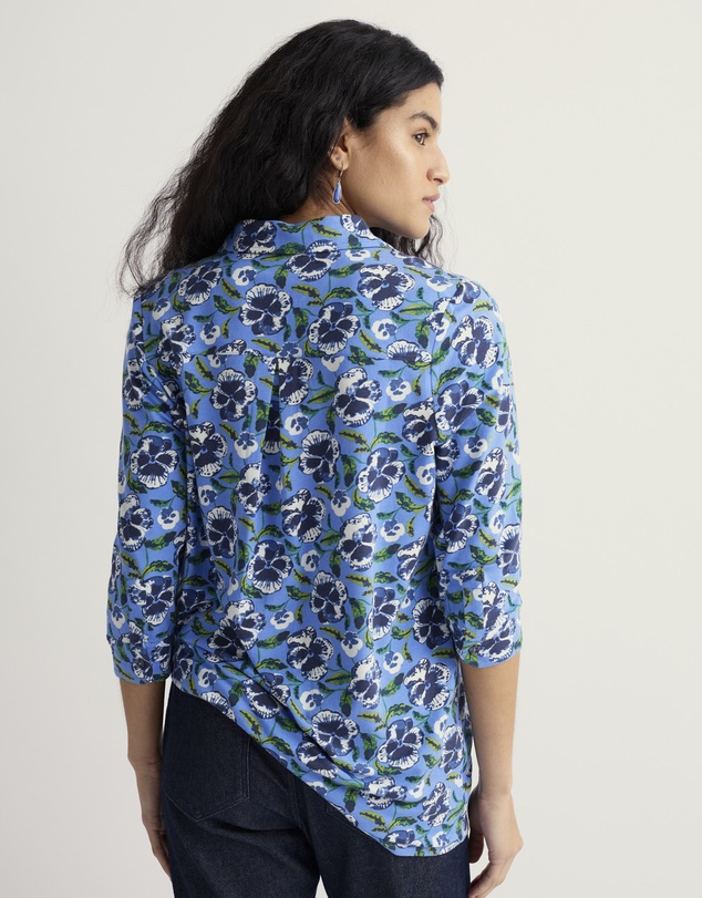 Seasalt - Dove Plant 3/4 Sleeve Tunic