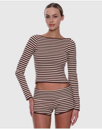 Thrills - Walker Knit Long Sleeve Top
