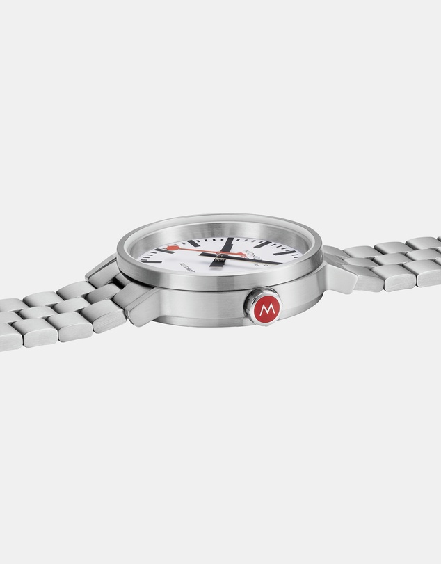 Mondaine - Mondaine Official Swiss Railways Stainless Steel 41mm Original Automatic Watch