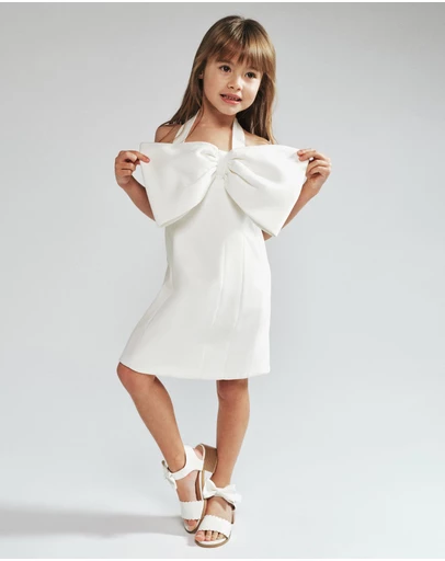 Bardot Junior - Lyria Bow Dress - Kids-Teens