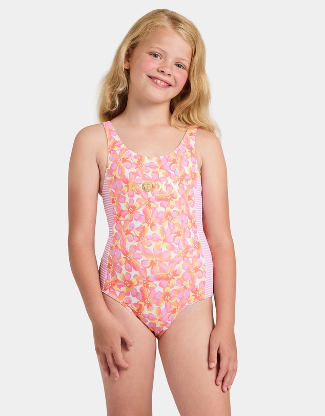 Roxy - Girls 8 to 16 Rg Petal Party One Piece Swimsuit