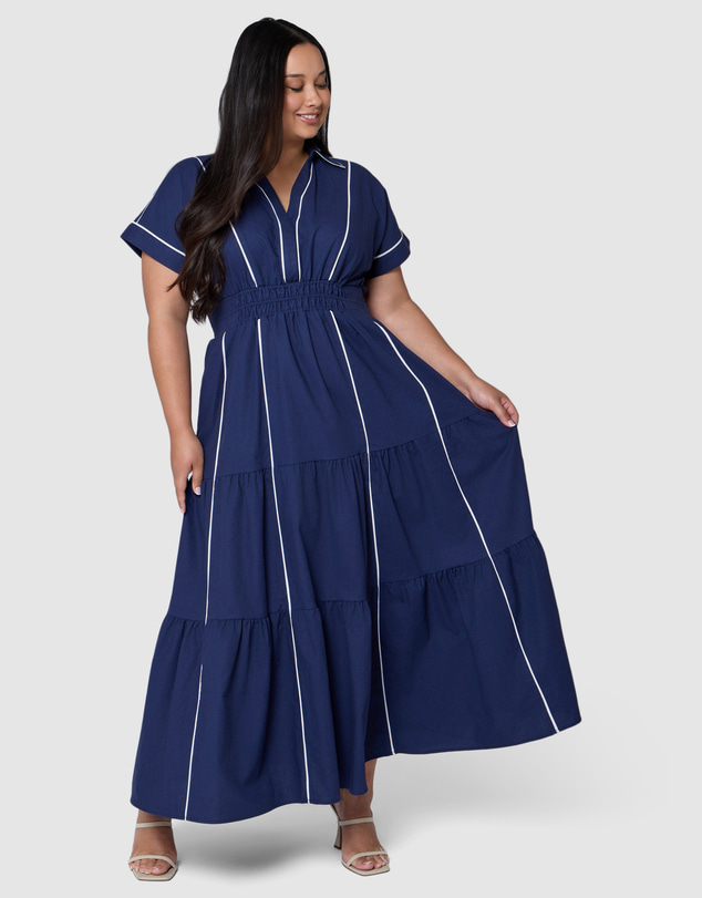 Something 4 Olivia - Indigo Maxi Dress