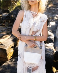 Chuchka - Woven Neoprene Mini Tote Two Tone
