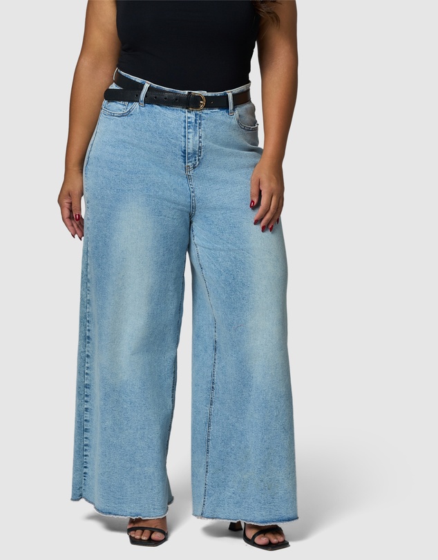 Sunday In The City - Burnt Halo Flare Jean