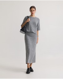 Oxford - Lisa Alpaca Blend Skirt
