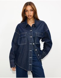 Dazie - Copenhagen Denim Shacket