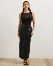 Atmos&Here - Aria Polka Dot Sheer Tank Top