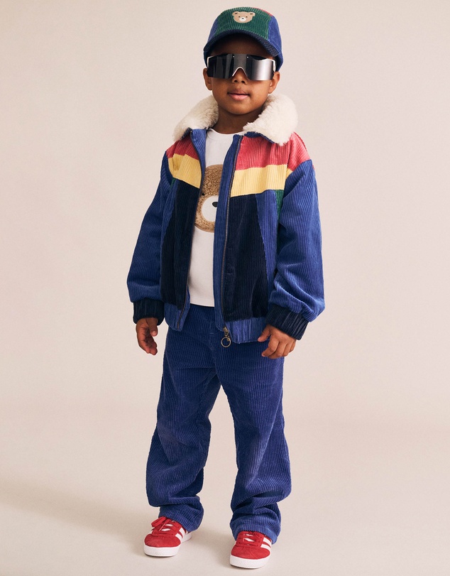 Huxbaby - Colour Block Cord Jacket - Babies-Kids