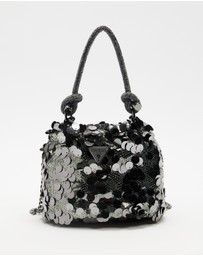 GUESS - Holiday Shine Top Handle Pouch