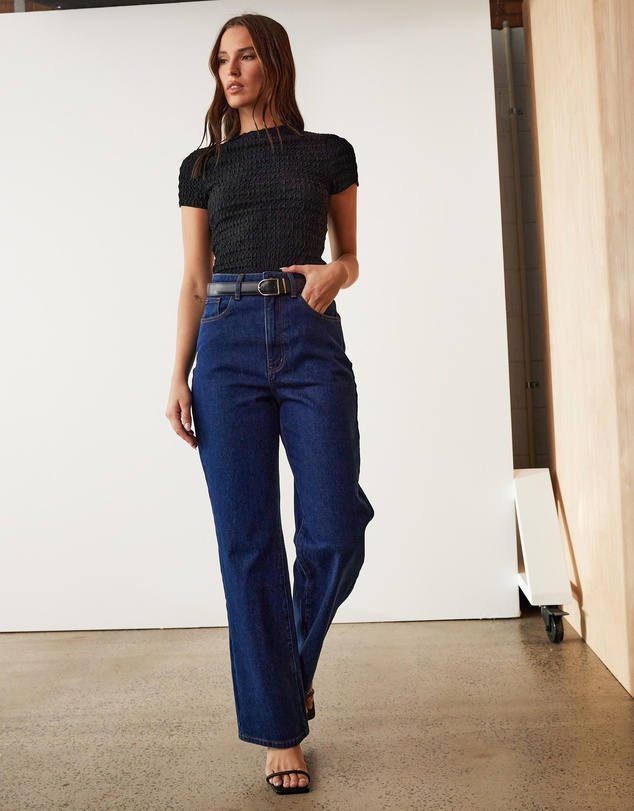 Atmos&Here - Quinn Wide Leg Jeans