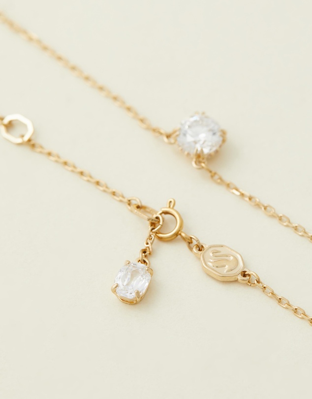 Swarovski - Stilla pendant, Round cut, White Gold