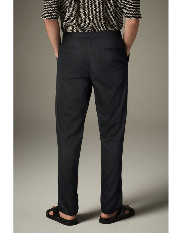 NEXT - Linen Cotton Chino Trousers Regular Fit