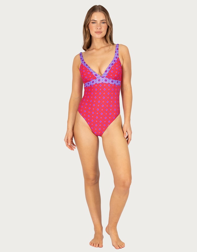 Baku Swimwear - Kasbah Multi Fit Longline One Piece Swimsuit