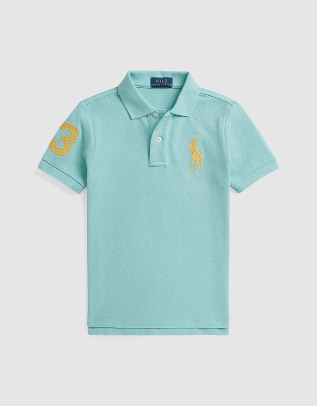 Polo Ralph Lauren - Big Pony Cotton Mesh Polo Shirt - Babies-Kids