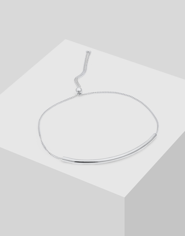 Elli Jewelry - Bracelet Filigree Basic Minimal Adjustable in 925 Sterling Silver