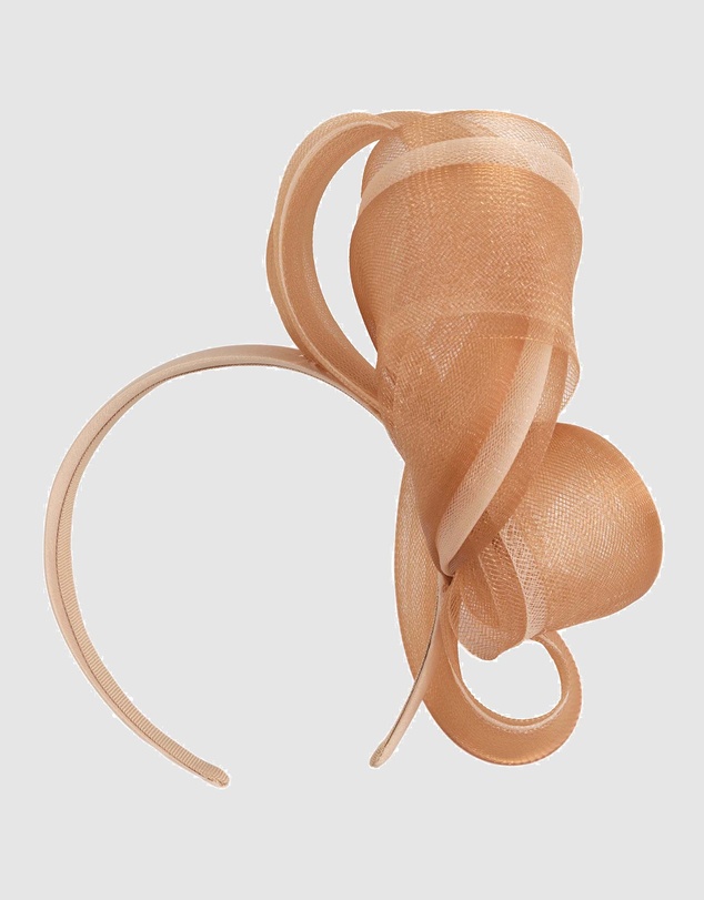 Fillies Collection - Bespoke Coffee Racing Fascinator