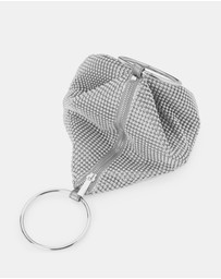 Olga Berg - Bianca Ball Mesh Handle Bag