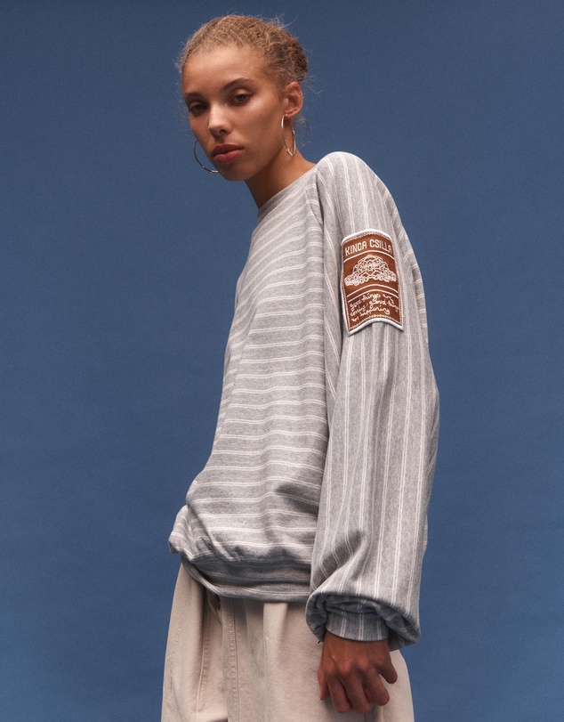 KINGA CSILLA - Smoke Stripe Med Jumper